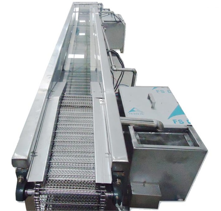 Ultrasonic cleaning and drying equipment for glass products / protective film